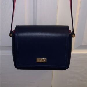 Kate spade navy and pink cross body